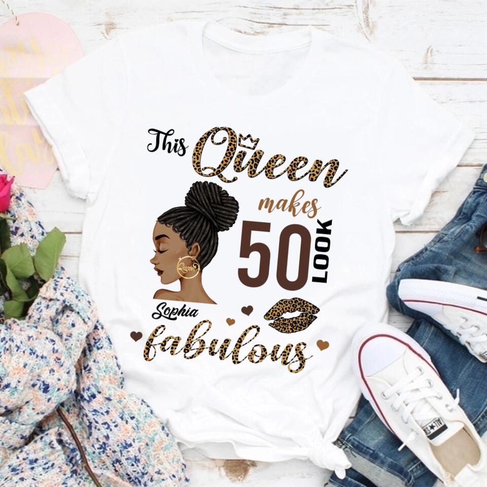 50th Birthday Shirts For Her, Personalised 50th Birthday Gifts, 1973 T Shirt, 50 And Fabulous Shirt, 50th Birthday Shirt Ideas, Gift Ideas 50th Birthday Woman