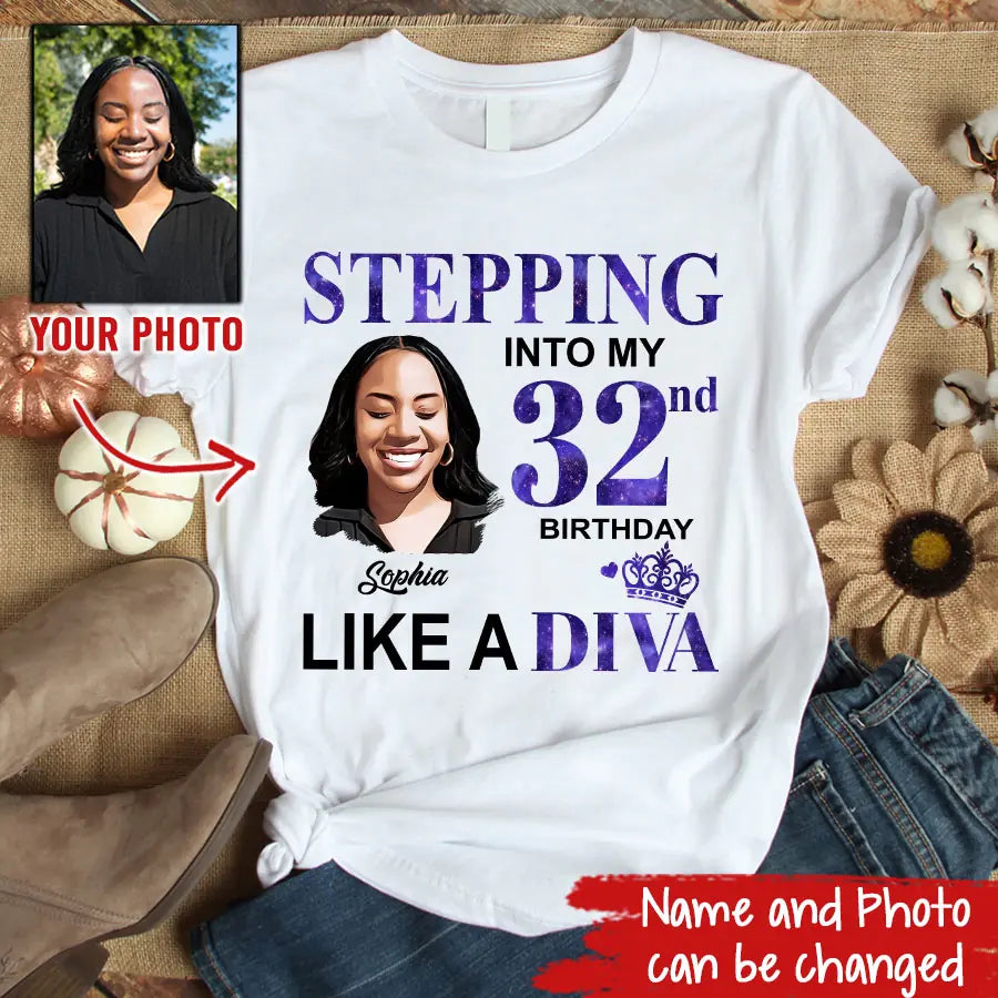 32nd Birthday Shirts, Custom Birthday Shirts, Turning 32 Shirt, Gifts For Women Turning 32, 32 And Fabulous Shirt, 1991 Shirt, 32nd Birthday Shirts For Her