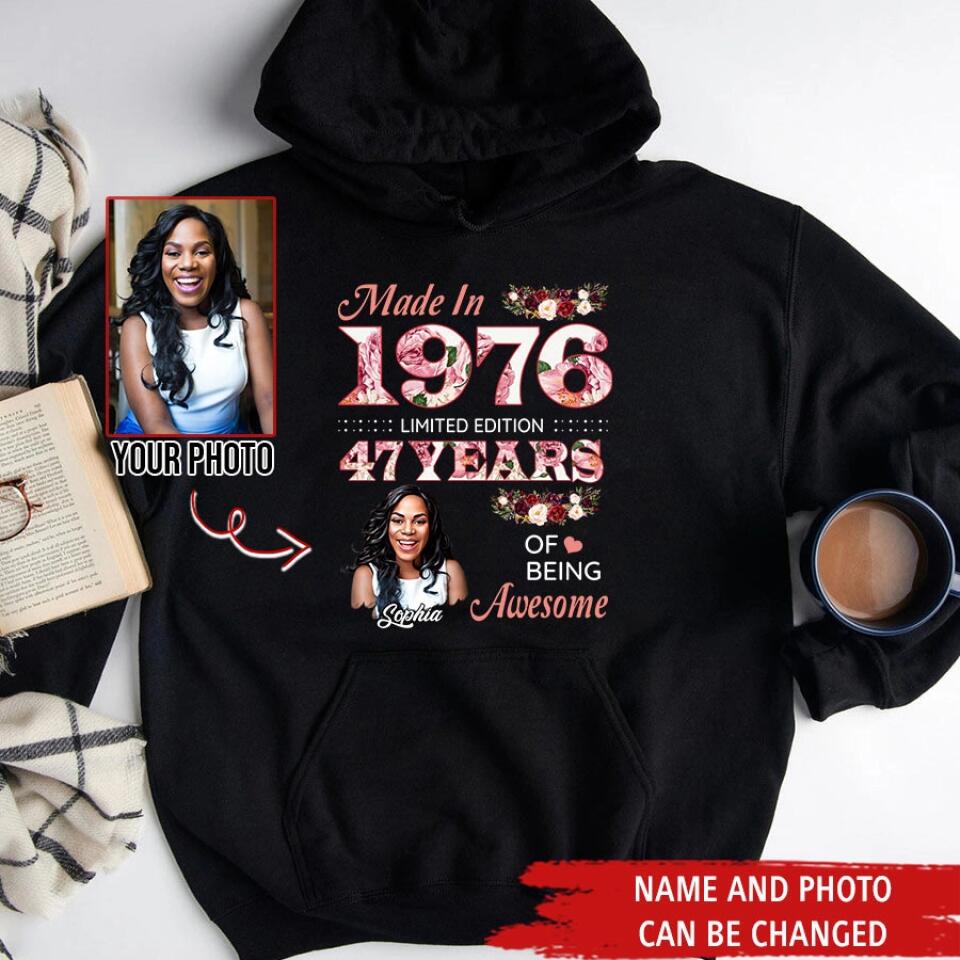 Custom Birthday Shirts, Chapter 47, Fabulous Since 1976 47th Birthday Unique T Shirt For Woman, Her Gifts For 47 Years Old