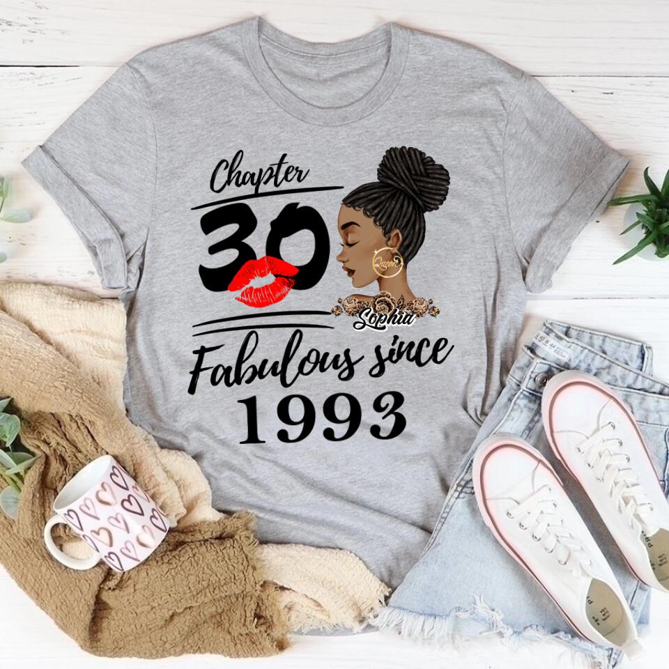 30th Birthday Shirts, Custom Birthday Shirts, Turning 30 Shirt, Gifts For Women Turning 30, 30 And Fabulous Shirt, 1993 Shirt, 30th Birthday Shirts For Her