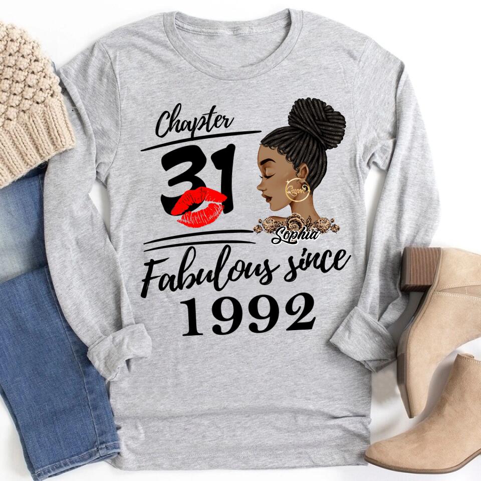 31st Birthday Shirts, Custom Birthday Shirts, Turning 31 Shirt, Gifts For Women Turning 31, 31 And Fabulous Shirt, 1992 Shirt, 31st Birthday Shirts For Her