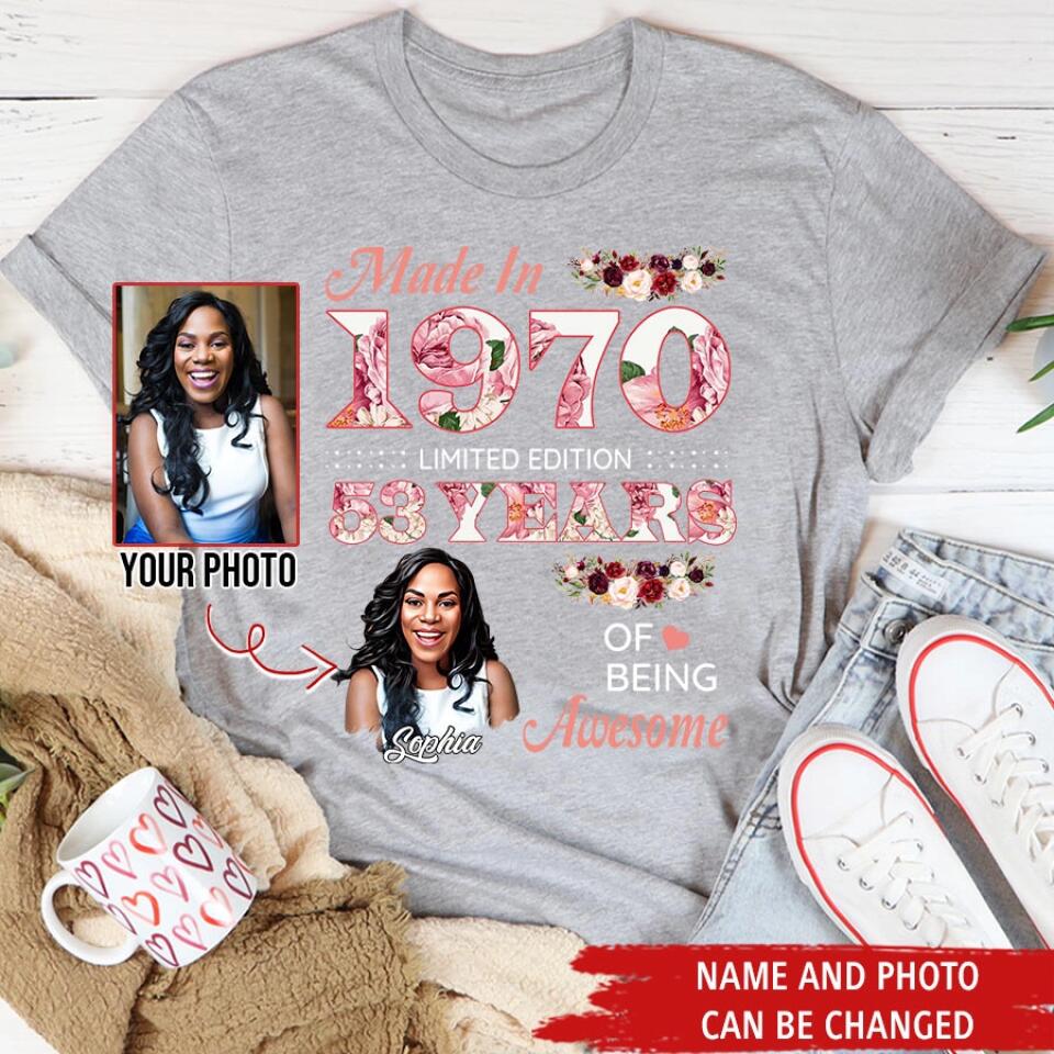 Custom Birthday Shirts, Chapter 53, Fabulous Since 1970 53rd Birthday Unique T Shirt For Woman, Her Gifts For 53 Years Old