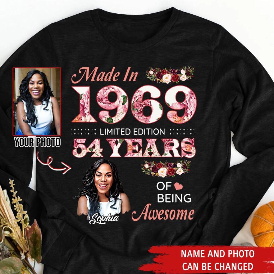 Custom Birthday Shirts, Chapter 54, Fabulous Since 1969 54th Birthday Unique T Shirt For Woman, Her Gifts For 54 Years Old
