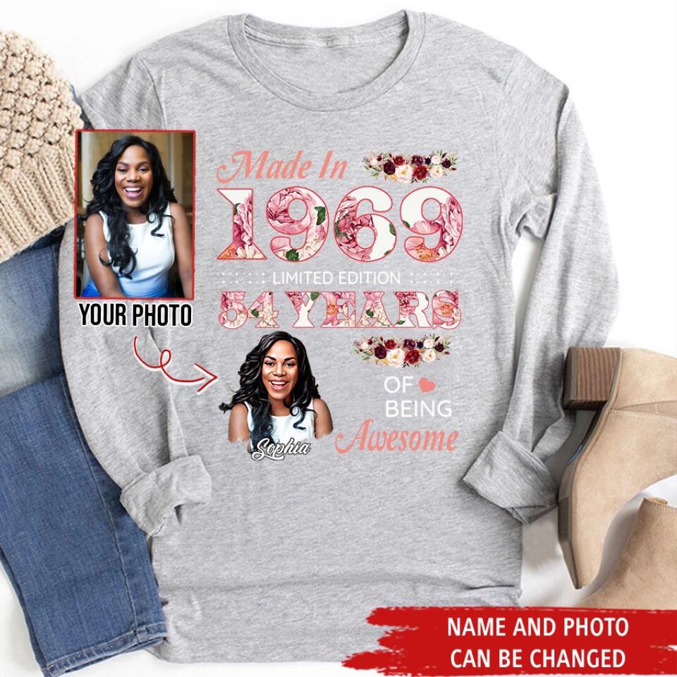 Custom Birthday Shirts, Chapter 54, Fabulous Since 1969 54th Birthday Unique T Shirt For Woman, Her Gifts For 54 Years Old