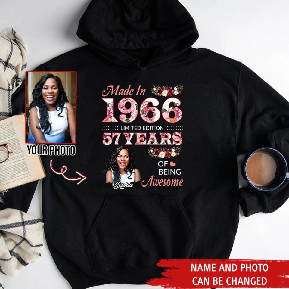 Custom Birthday Shirts, Chapter 57, Fabulous Since 1966 57th Birthday Unique T Shirt For Woman, Her Gifts For 57 Years Old