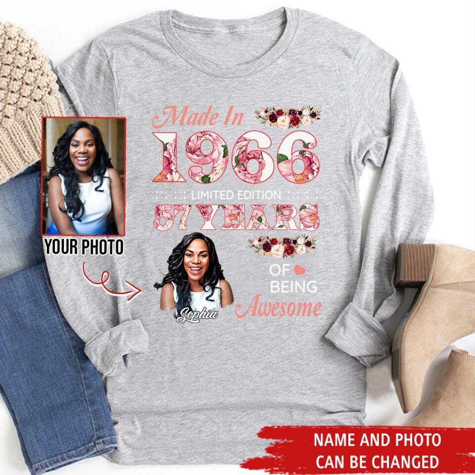 Custom Birthday Shirts, Chapter 57, Fabulous Since 1966 57th Birthday Unique T Shirt For Woman, Her Gifts For 57 Years Old