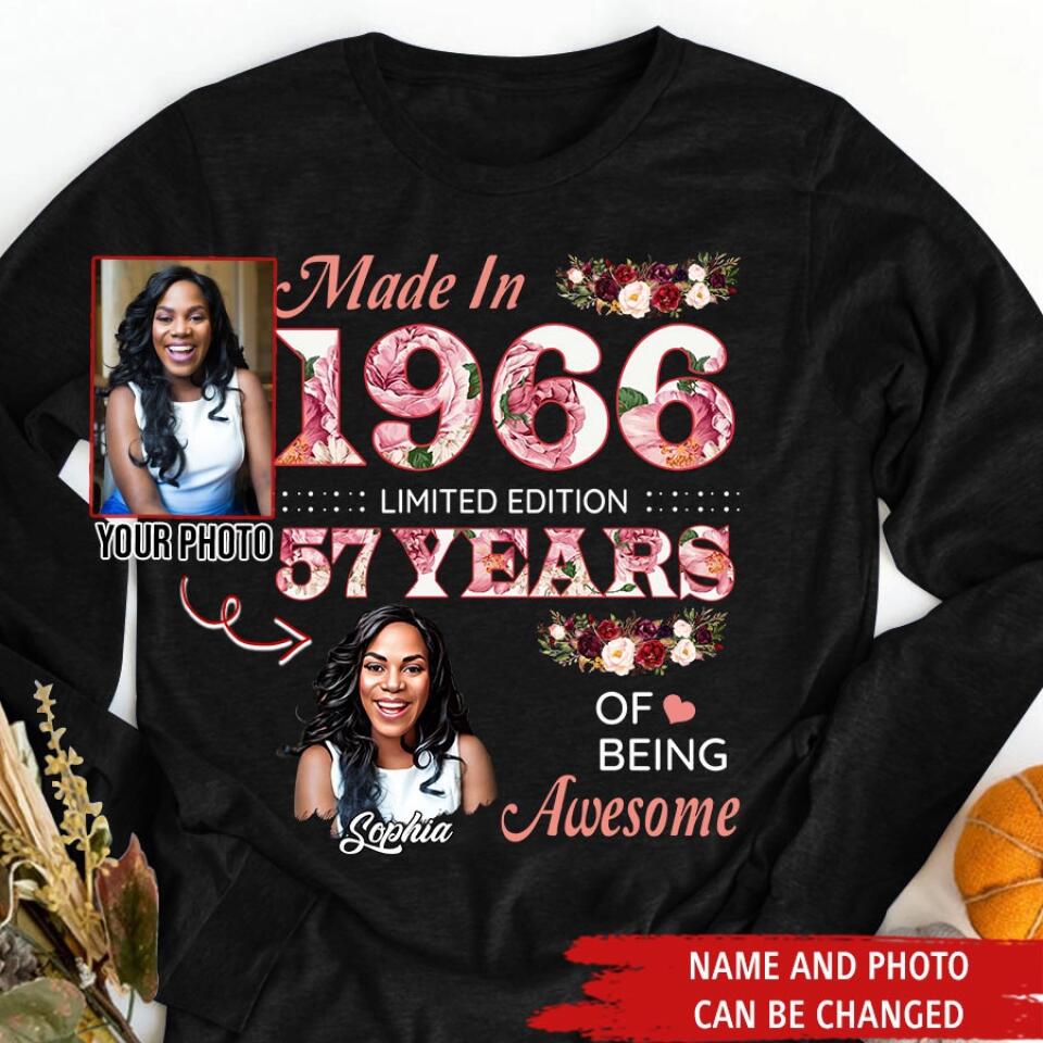 Custom Birthday Shirts, Chapter 57, Fabulous Since 1966 57th Birthday Unique T Shirt For Woman, Her Gifts For 57 Years Old