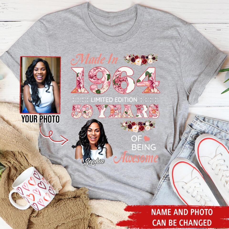 Custom Birthday Shirts, Chapter 59, Fabulous Since 1964 59th Birthday Unique T Shirt For Woman, Her Gifts For 59 Years Old