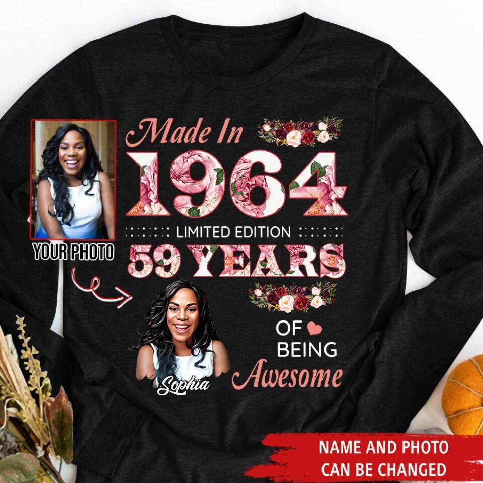 Custom Birthday Shirts, Chapter 59, Fabulous Since 1964 59th Birthday Unique T Shirt For Woman, Her Gifts For 59 Years Old