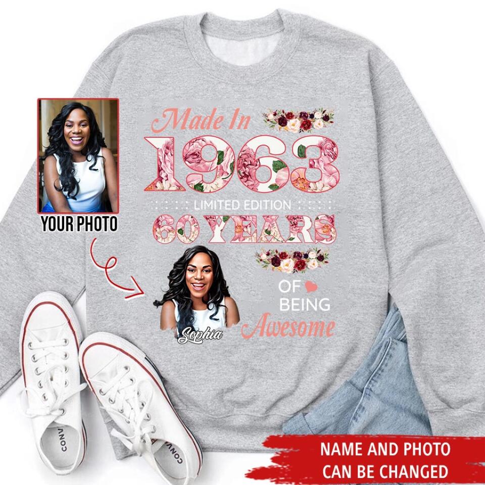 Custom Birthday Shirts, Chapter 60, Fabulous Since 1963 60th Birthday Unique T Shirt For Woman, Her Gifts For 60 Years Old