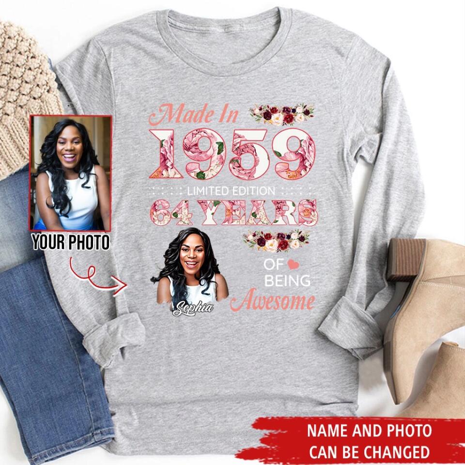 Custom Birthday Shirts, Chapter 64, Fabulous Since 1959 64th Birthday Unique T Shirt For Woman, Her Gifts For 64 Years Old