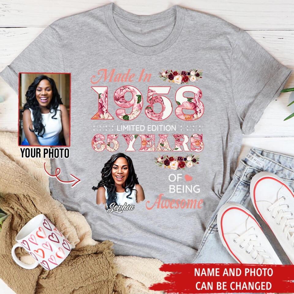Custom Birthday Shirts, Chapter 65, Fabulous Since 1958 65th Birthday Unique T Shirt For Woman, Her Gifts For 65 Years Old