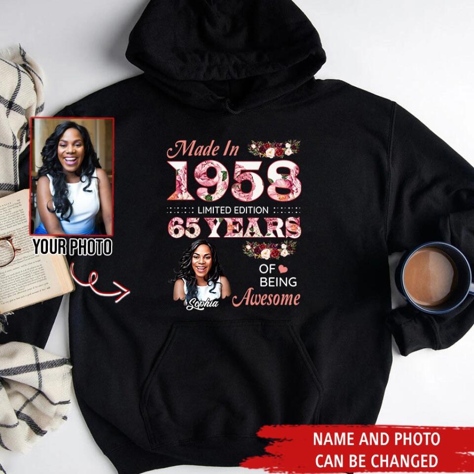 Custom Birthday Shirts, Chapter 65, Fabulous Since 1958 65th Birthday Unique T Shirt For Woman, Her Gifts For 65 Years Old