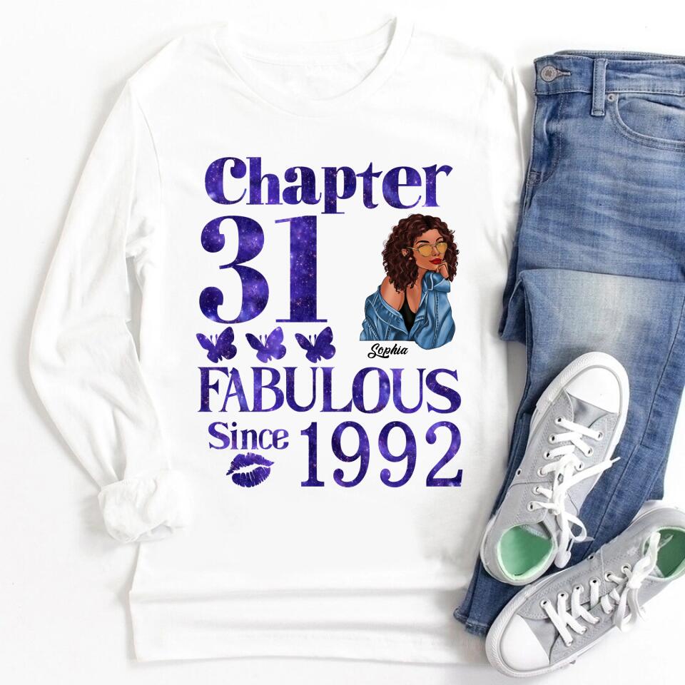 31st Birthday Shirts, Custom Birthday Shirts, Turning 31 Shirt, Gifts For Women Turning 31, 31 And Fabulous Shirt, 1992 Shirt, 31st Birthday Shirts For Her