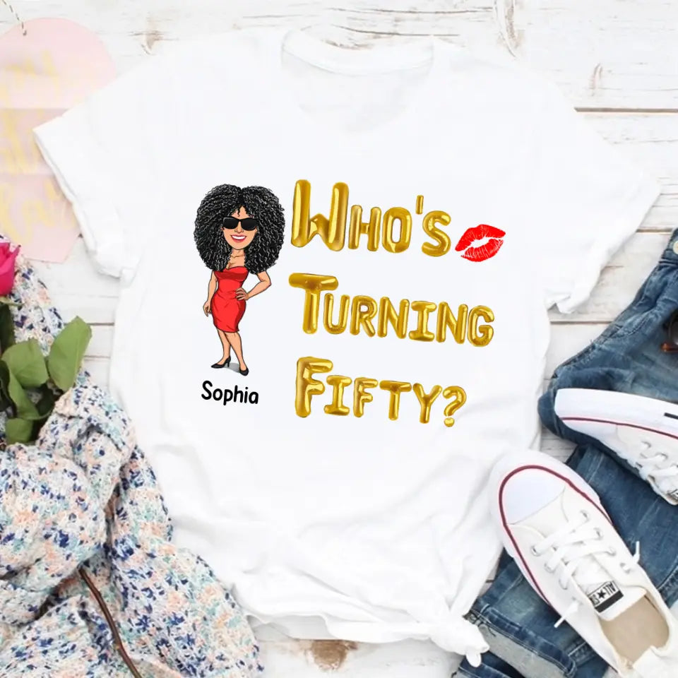 50th Birthday Shirts For Her, Personalised 50th Birthday Gifts, 1973 T Shirt, 50 And Fabulous Shirt, 50th Birthday Shirt Ideas, Gift Ideas 50th Birthday Woman