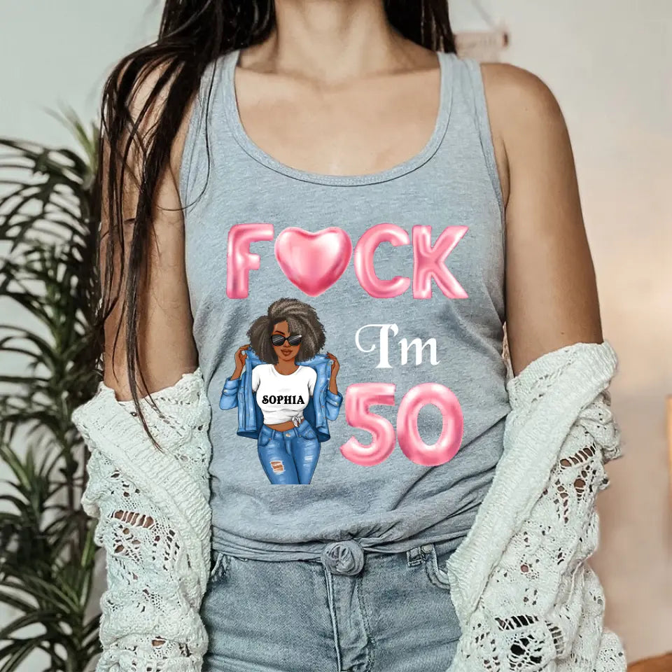 50th Birthday Shirts For Her, Personalised 50th Birthday Gifts, 1973 T Shirt, 50 and Fabulous Shirt, Custom Birthday Shirt