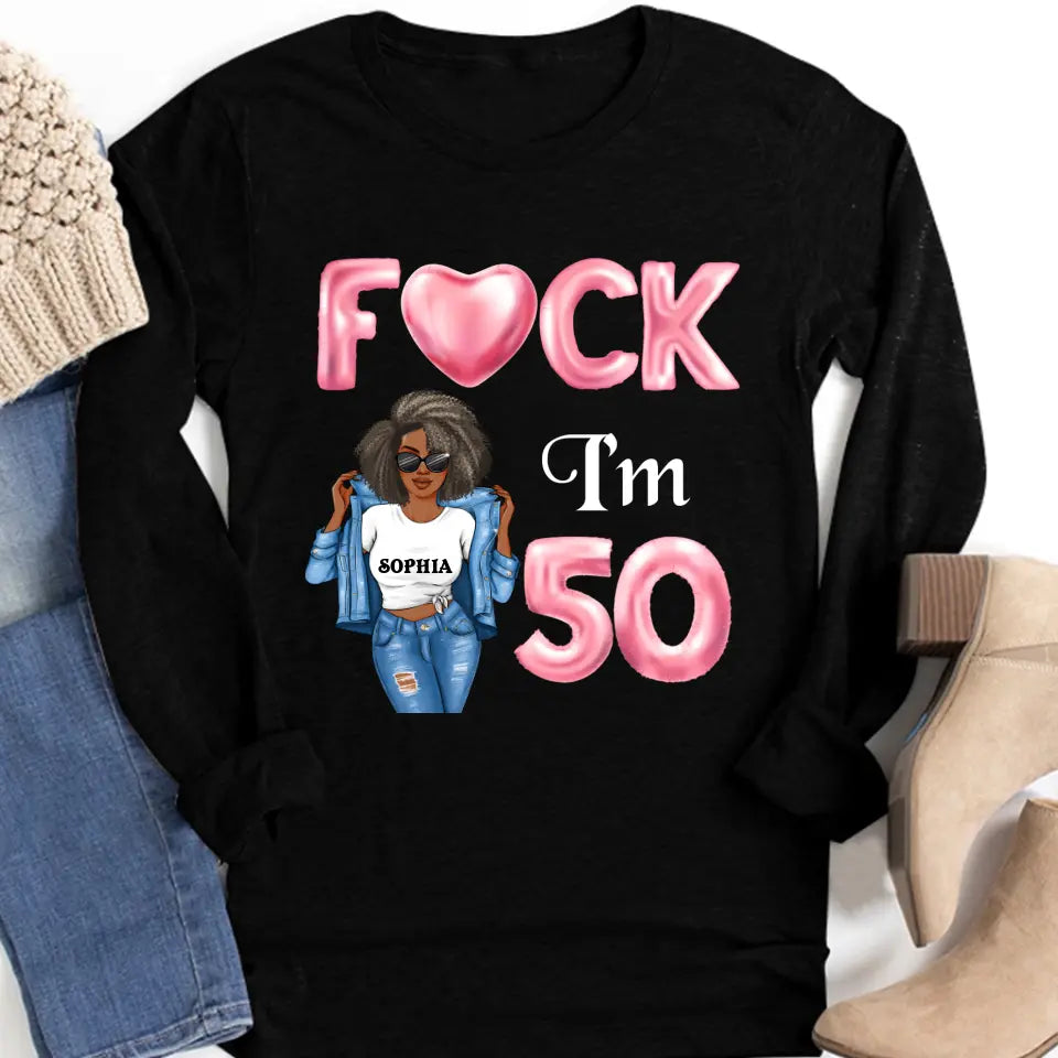 50th Birthday Shirts For Her, Personalised 50th Birthday Gifts, 1973 T Shirt, 50 and Fabulous Shirt, Custom Birthday Shirt