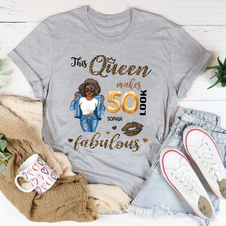 50th Birthday Shirts For Her, Personalised 50th Birthday Gifts, 1973 T Shirt, 50 And Fabulous Shirt, 50th Birthday Shirt Ideas, Gift Ideas 50th Birthday Woman