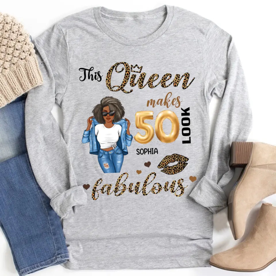 50th Birthday Shirts For Her, Personalised 50th Birthday Gifts, 1973 T Shirt, 50 And Fabulous Shirt, 50th Birthday Shirt Ideas, Gift Ideas 50th Birthday Woman
