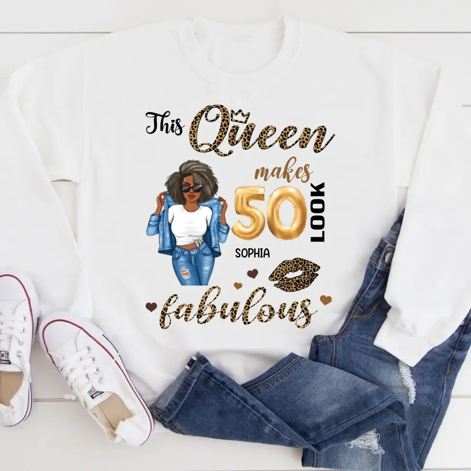 50th Birthday Shirts For Her, Personalised 50th Birthday Gifts, 1973 T Shirt, 50 And Fabulous Shirt, 50th Birthday Shirt Ideas, Gift Ideas 50th Birthday Woman
