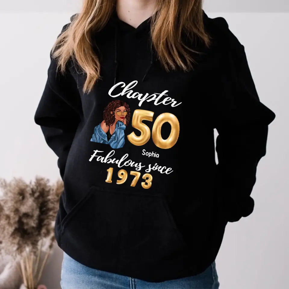50th Birthday Shirts, Custom Birthday Shirts, Turning 50 Shirt, Gifts For Women Turning 50, 50 And Fabulous Shirt, 1973 Shirt, 50th Birthday Shirts For Her