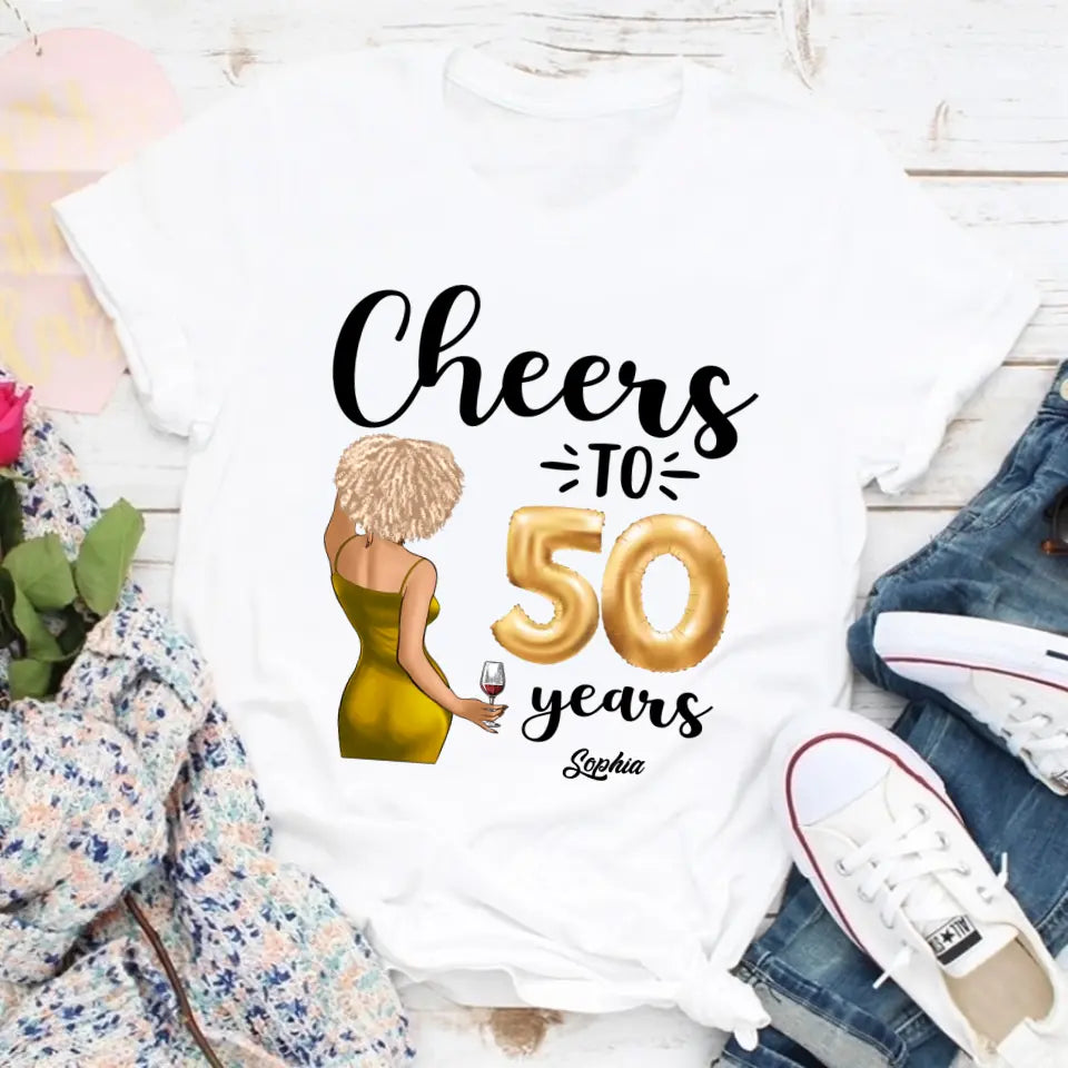 50th Birthday Shirts For Her, Personalised 50th Birthday Gifts, 1973 T Shirt, 50 And Fabulous Shirt, 50th Birthday Shirt Ideas