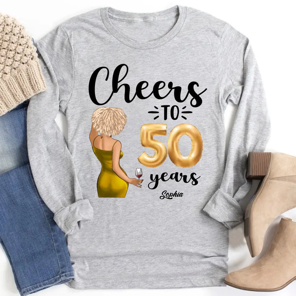 50th Birthday Shirts For Her, Personalised 50th Birthday Gifts, 1973 T Shirt, 50 And Fabulous Shirt, 50th Birthday Shirt Ideas