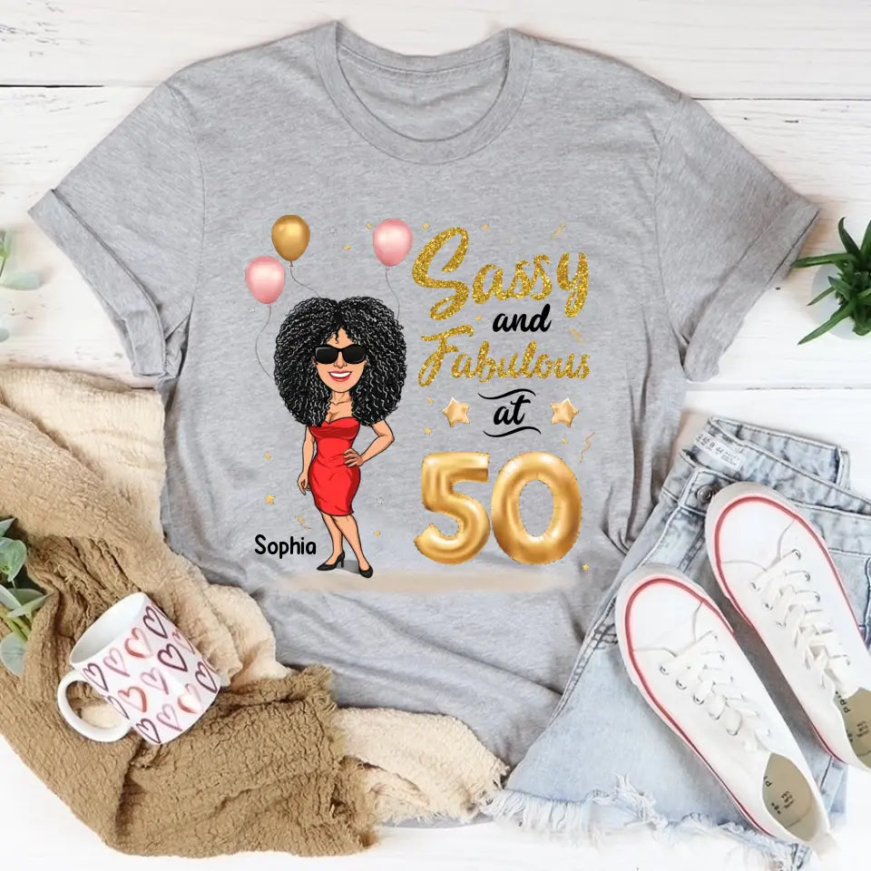 50th Birthday Shirts For Her, Personalised 50th Birthday Gifts, 1973 T Shirt, 50 And Fabulous Shirt, 50th Birthday Shirt Ideas