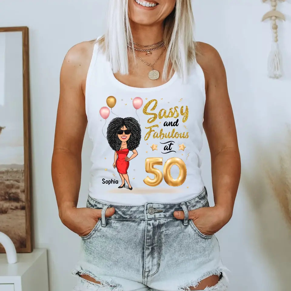 50th Birthday Shirts For Her, Personalised 50th Birthday Gifts, 1973 T Shirt, 50 And Fabulous Shirt, 50th Birthday Shirt Ideas