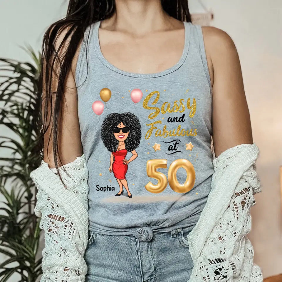 50th Birthday Shirts For Her, Personalised 50th Birthday Gifts, 1973 T Shirt, 50 And Fabulous Shirt, 50th Birthday Shirt Ideas