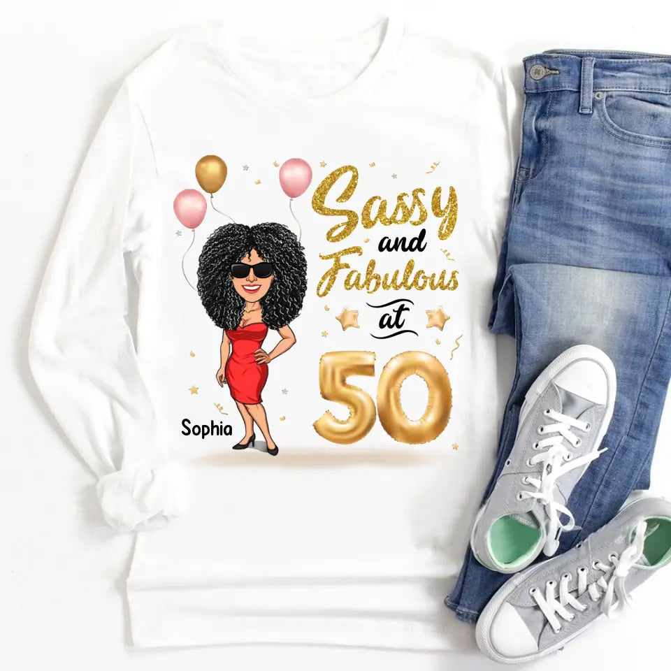 50th Birthday Shirts For Her, Personalised 50th Birthday Gifts, 1973 T Shirt, 50 And Fabulous Shirt, 50th Birthday Shirt Ideas
