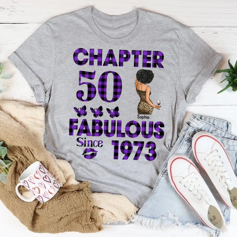 Personalised 50th Birthday Gifts, 50 And Fabulous Shirt, 50th Birthday Shirt Ideas, Gift Ideas 50th Birthday Woman