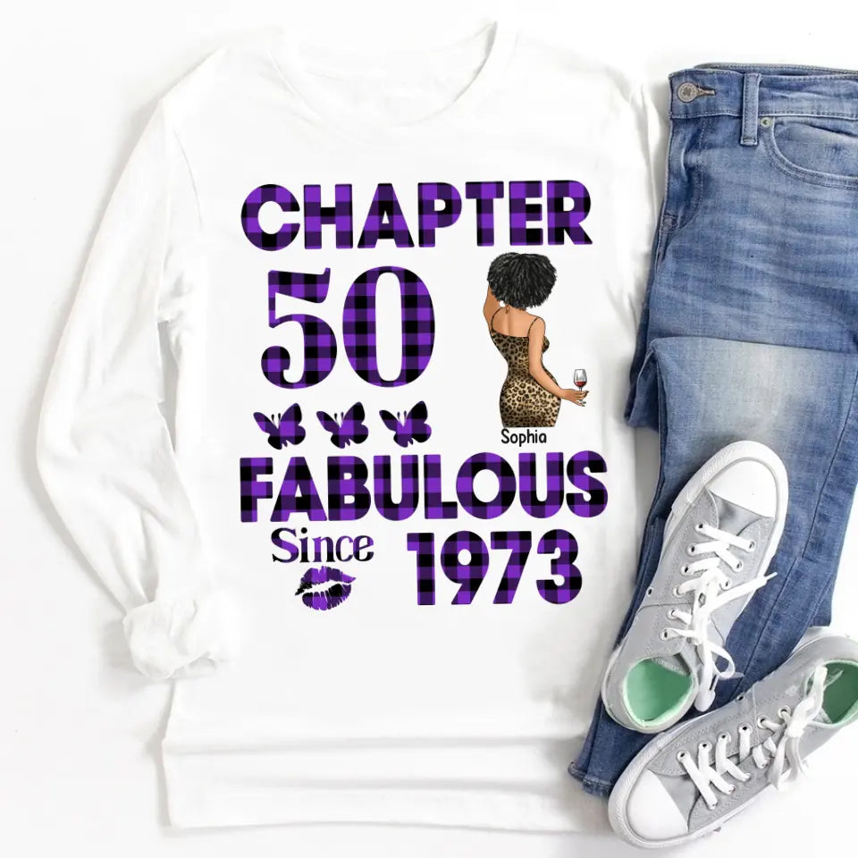 Personalised 50th Birthday Gifts, 50 And Fabulous Shirt, 50th Birthday Shirt Ideas, Gift Ideas 50th Birthday Woman