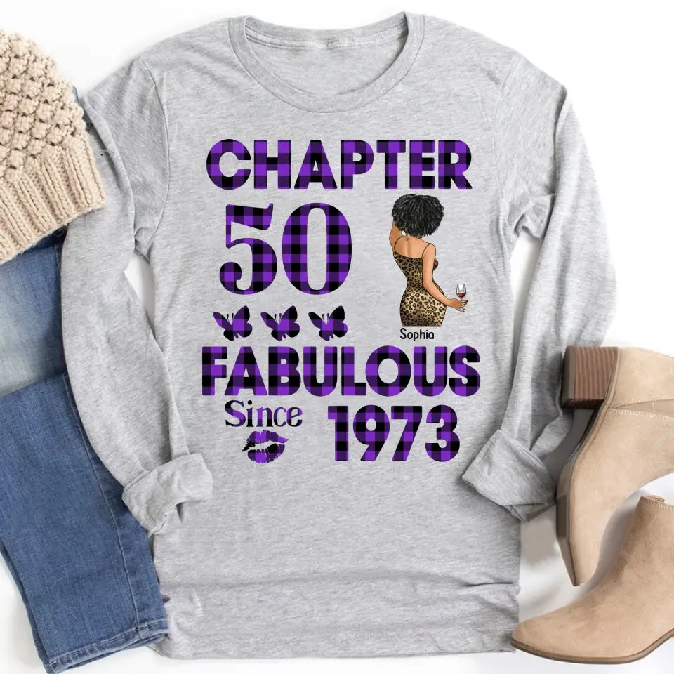 Personalised 50th Birthday Gifts, 50 And Fabulous Shirt, 50th Birthday Shirt Ideas, Gift Ideas 50th Birthday Woman