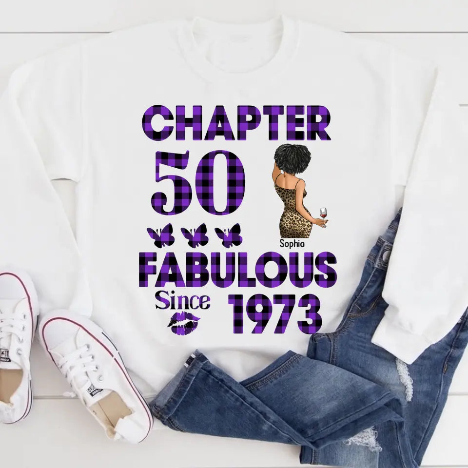 Personalised 50th Birthday Gifts, 50 And Fabulous Shirt, 50th Birthday Shirt Ideas, Gift Ideas 50th Birthday Woman