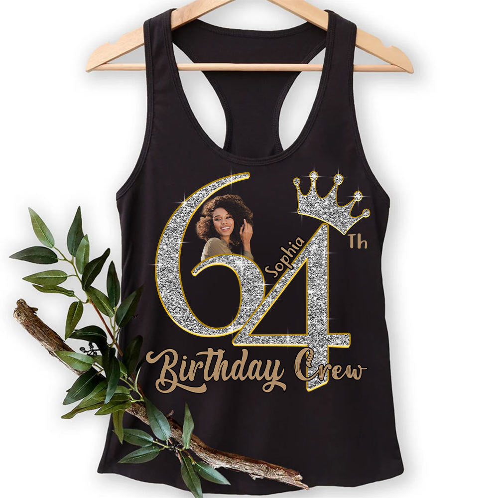 64th Birthday Shirts, Custom Photo Birthday Shirts, Turning 64 Shirt, Gifts For Women Turning 64, 64 And Fabulous Shirt, 64th Birthday Shirts For Her - YPT-HCT