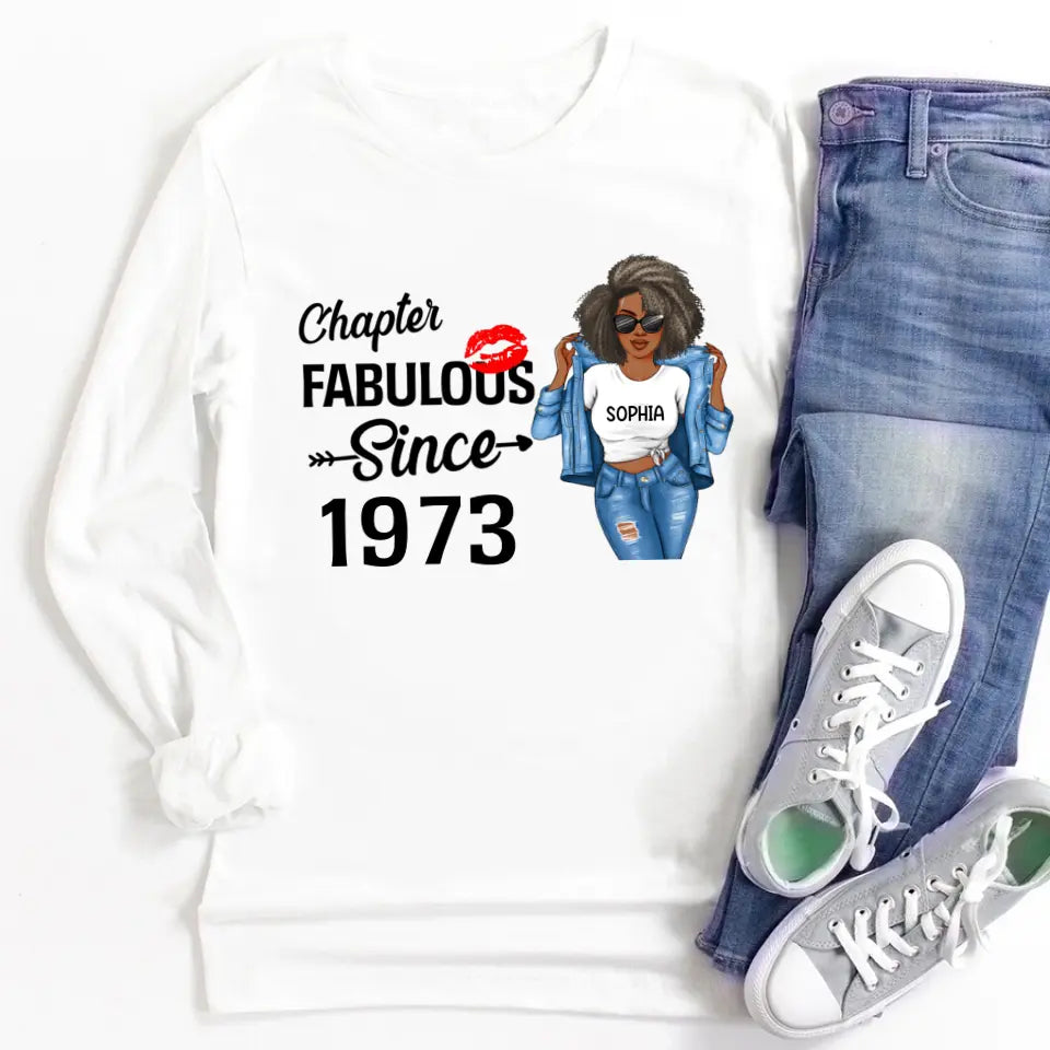 50th Birthday Shirts, Custom Birthday Shirts, Turning 50 Shirt, Gifts For Women Turning 50, 50 And Fabulous Shirt, 1973 Shirt, 50th Birthday Shirts For Her My Birthday Month, Yep The Whole Month