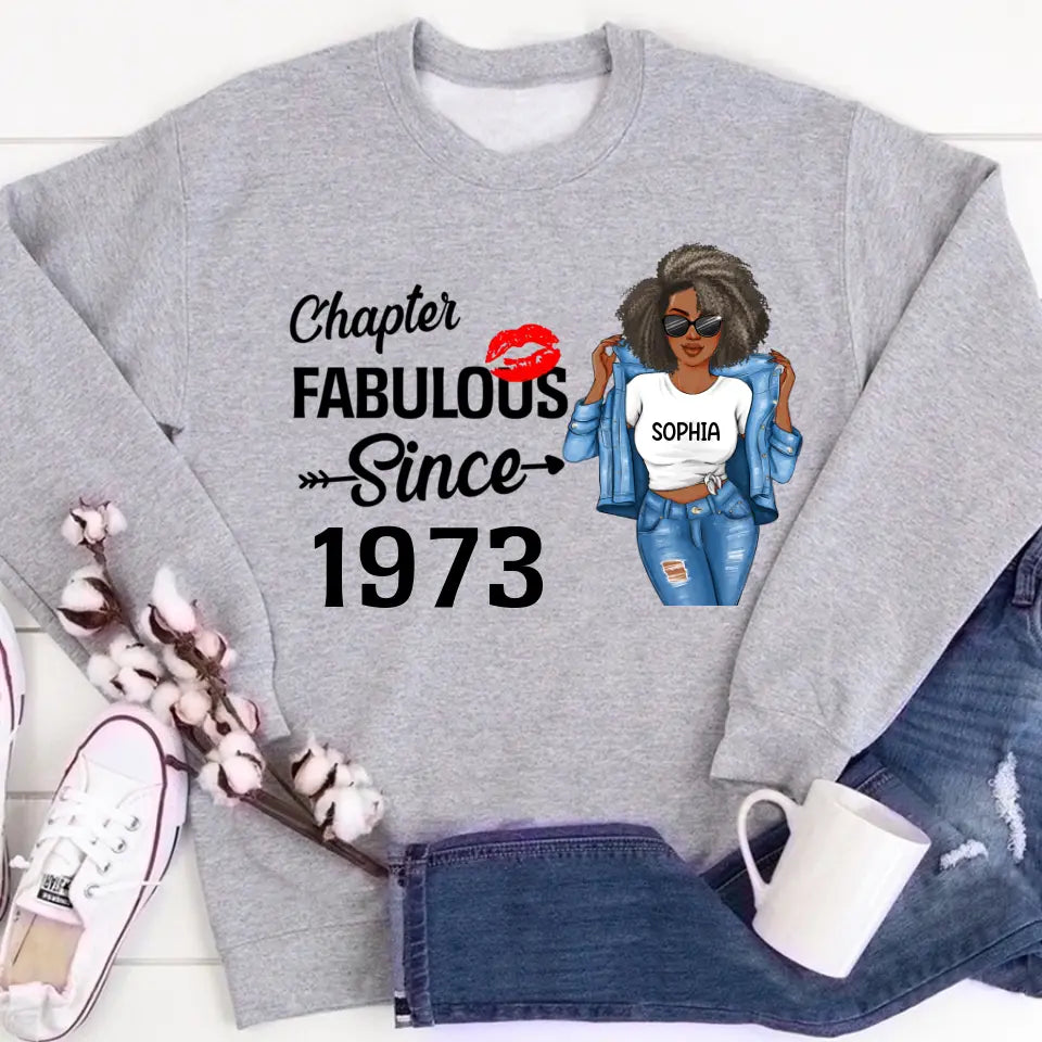 50th Birthday Shirts, Custom Birthday Shirts, Turning 50 Shirt, Gifts For Women Turning 50, 50 And Fabulous Shirt, 1973 Shirt, 50th Birthday Shirts For Her My Birthday Month, Yep The Whole Month