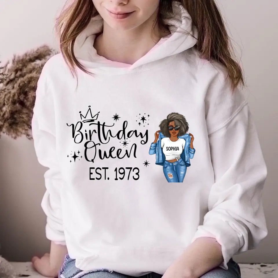 50th Birthday Shirts, Custom Birthday Shirts, Turning 50 Shirt, Gifts For Women Turning 50, 50 And Fabulous Shirt, 1973 Shirt, 50th Birthday Shirts For Her My Birthday Month, Yep The Whole Month