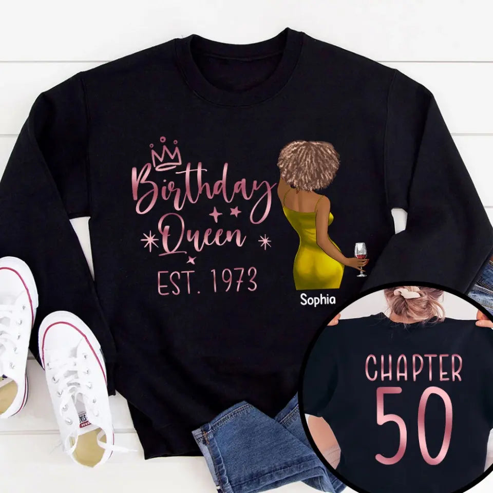 50th Birthday Shirts, Custom Birthday Shirts, Turning 50 Shirt, Gifts For Women Turning 50, 50 And Fabulous Shirt, 1973 Shirt, 50th Birthday Shirts For Her