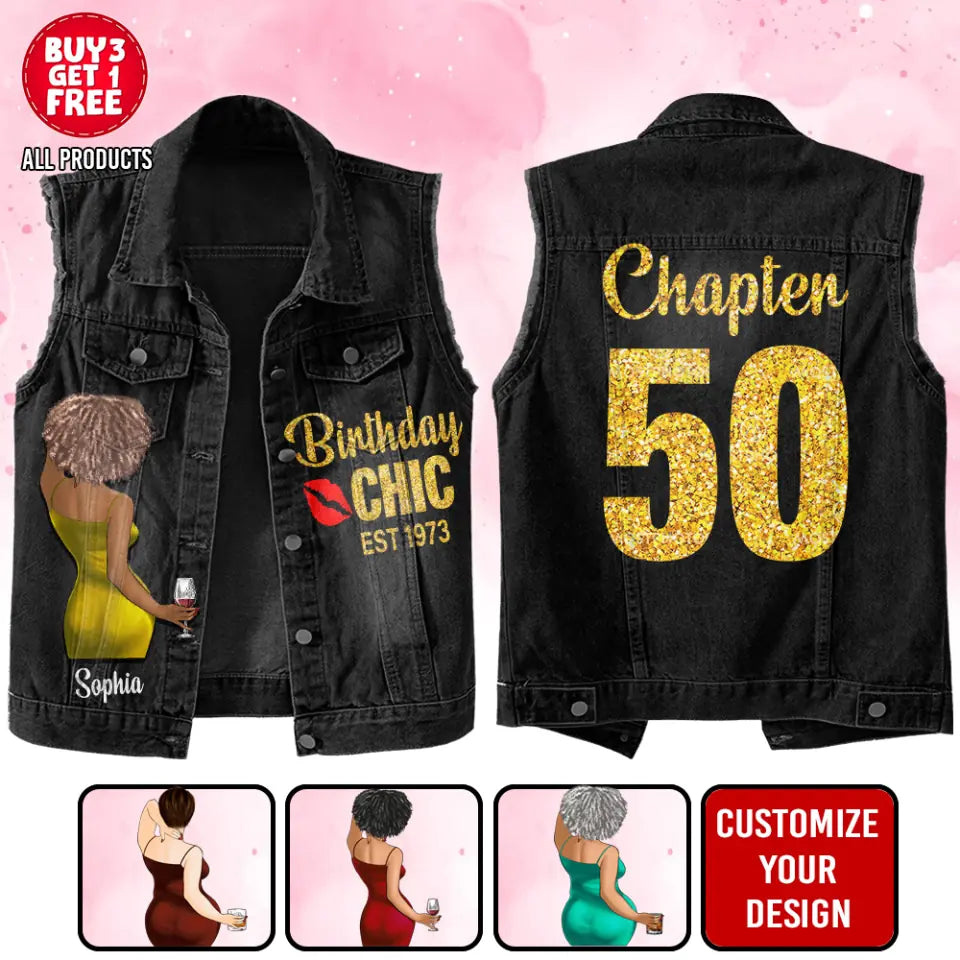 Denimvest - Personalised 50th Birthday Gifts, Gift Ideas 50th Birthday Woman