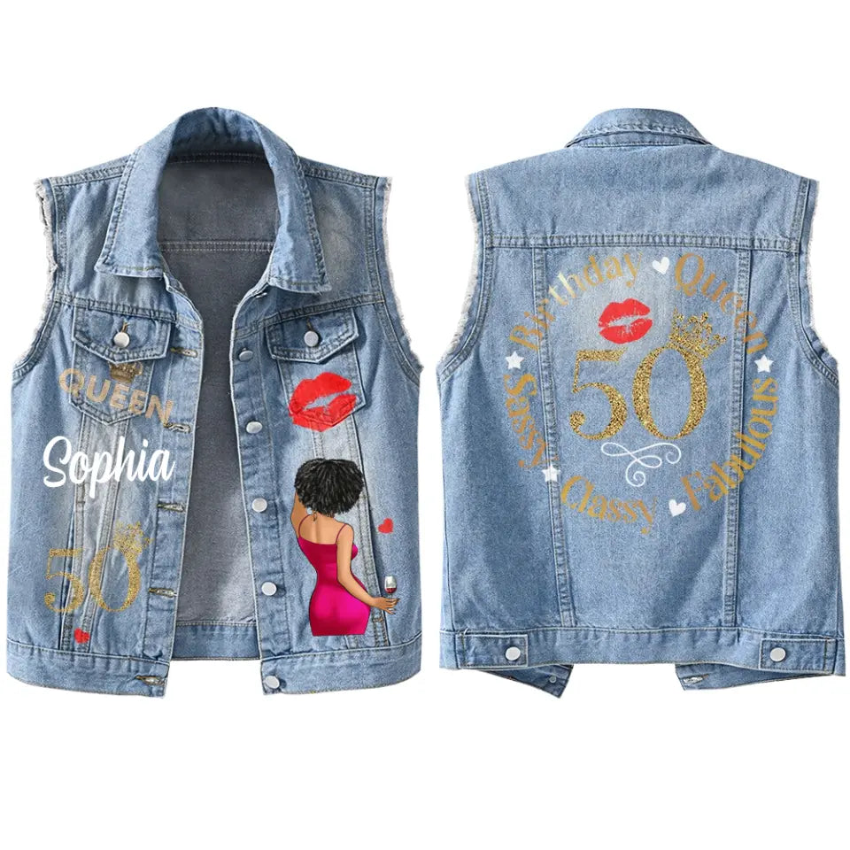 Denimvest - Personalised 50th Birthday Gifts, Gift Ideas 50th Birthday Woman