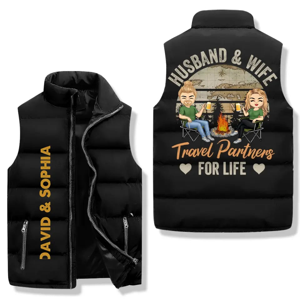 Puffer Vest -Personalized Gift Ideas For Camping Lover, Camp Gift for Couple
