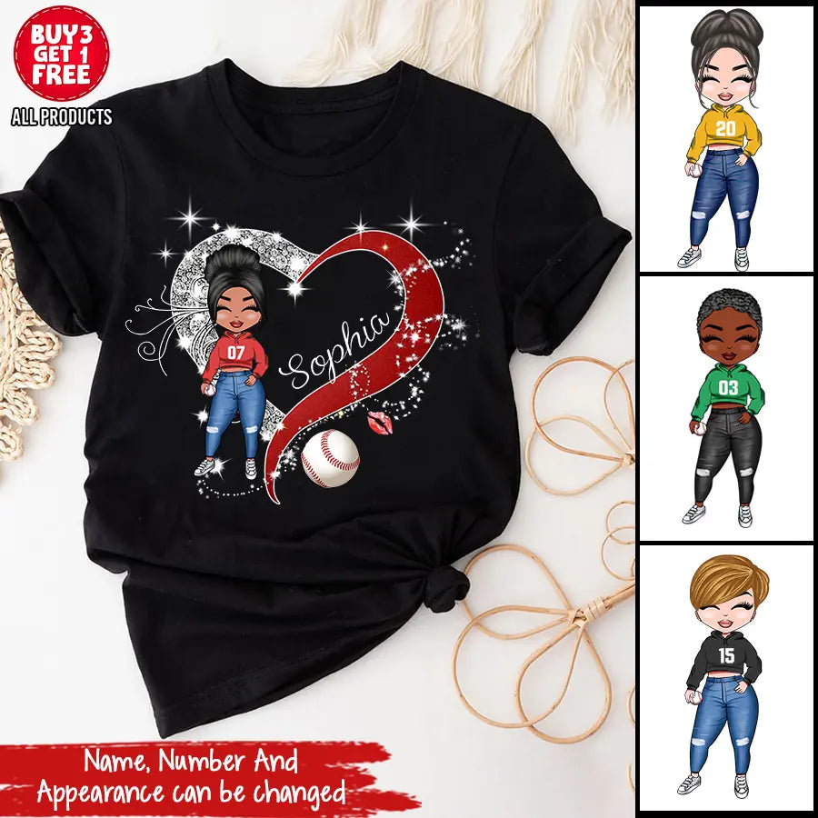 Personalized T-Shirt, Baseball tshirt, Gifts for Baseball Lovers