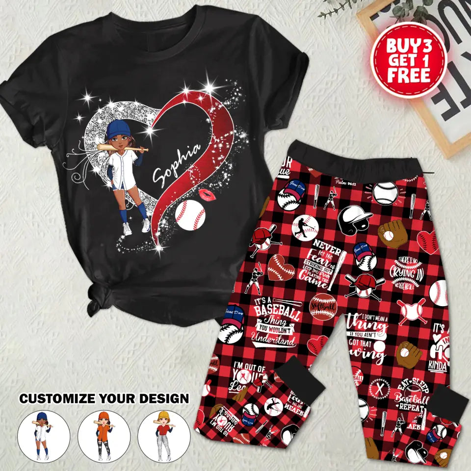 Premium Pajamas Set - Personalized Gift Ideas For Baseball