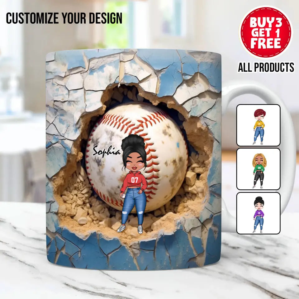 Personalized Mug For Baseball Lovers