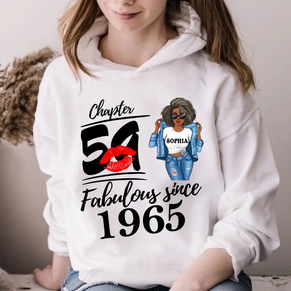59th Birthday Shirts, Custom Birthday Shirts, Turning 59 Shirt, Gifts For Women Turning 59, 59 And Fabulous Shirt, 1965 Shirt, 59th Birthday Shirts For Her