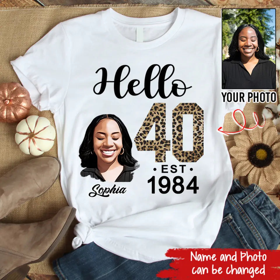 40th Birthday Shirts, Custom Birthday Shirts, Turning 40 Shirt, Gifts For Women Turning 40, 40 And Fabulous Shirt, 1984 Shirt, 40th Birthday Shirts For Her - hien