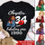 34 Birthday Shirts For Her, Personalised 34th Birthday Gifts, 1990 T Shirt, 34 And Fabulous Shirt, 34th Birthday Shirt Ideas, Gift Ideas 34th Birthday Woman