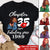 35 Birthday Shirts For Her, Personalised 35th Birthday Gifts, 1989 T Shirt, 35 And Fabulous Shirt, 35th Birthday Shirt Ideas, Gift Ideas 35th Birthday Woman